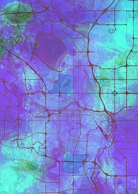 Calgary Street Map