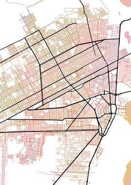 Cancun Street Map