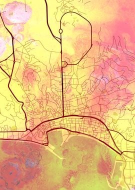 Casablanca Street Map