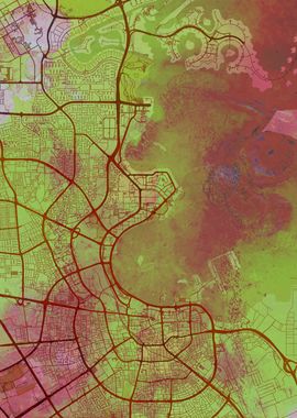 Doha Street Map