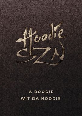 a boogie wit da hoodie Poster picture metal print paint by