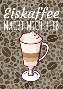 Eiskaffee heiss