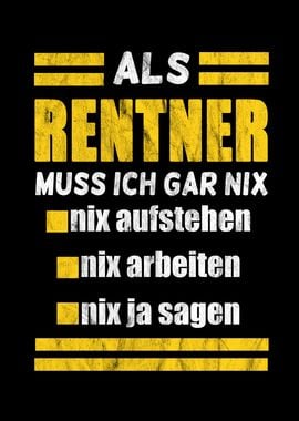 Rentner muss nix