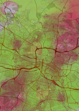 Glasgow Street Map