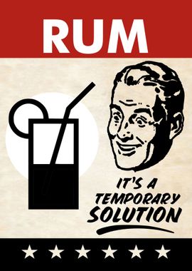 RUM SOLUTION MAN FUNNY