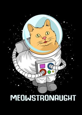 Cat In A Astronaut Suit