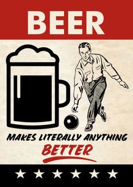 BEER BETTER FUNNY