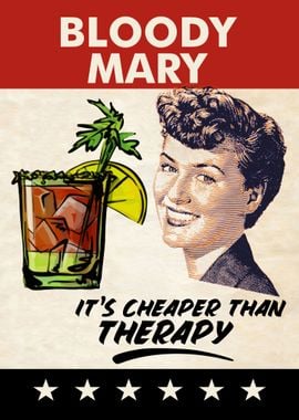 BLOODY MARY THERAPY WOMAN