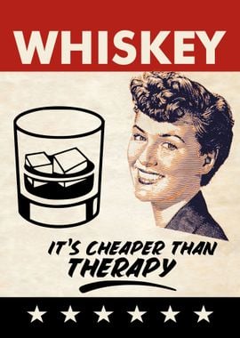 WHISKEY THERAPY WOMAN