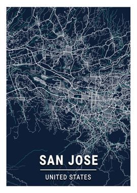 San Jose Blue Dark Color