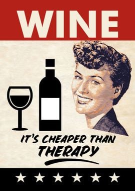 WINE THERAPY WOMAN