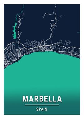 Marbella Blue Dark Color