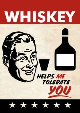 WHISKEY TOLERATE MAN