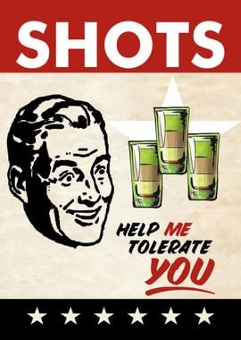 SHOTS TOLERATE MAN