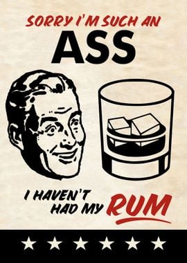 SORRY ASS RUM MAN