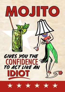 MOJITO IDIOT FUNNY