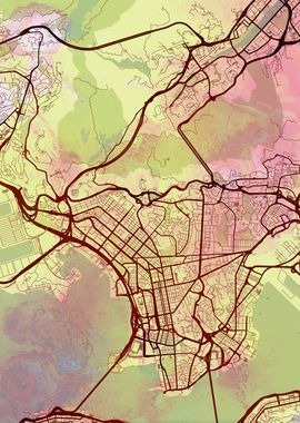 Hong Kong Street Map