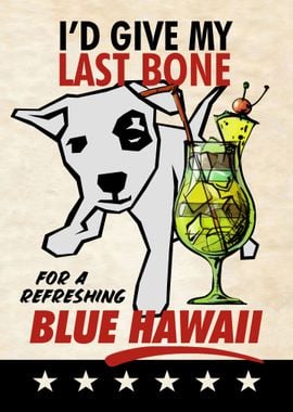 LAST BONE BLUE HAWAII