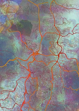 Jerusalem Street Map