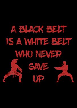 White Belt Black Belt