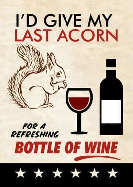 LAST ACORN BOTTLE OF WINE