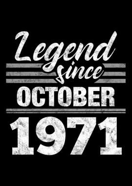 Legend Since October 1971