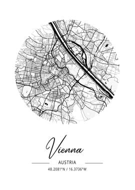 Vienna Area City Map