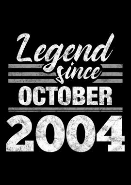 Legend Since October 2004