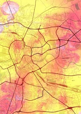 Krakow Street Map