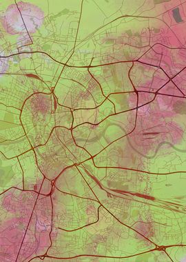 Krakow Street Map