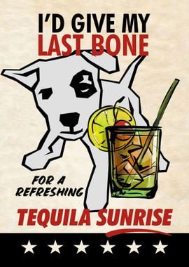 LAST BONE TEQUILA SUNRISE