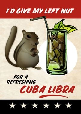 LEFT NUT CUBA LIBRA