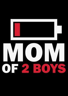 Mom Mom Of 2 Sons Best