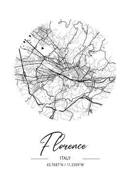 Florence Area City Map