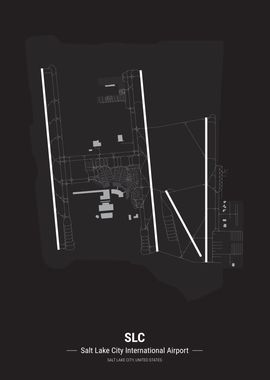 Salt Lake City Airport Map