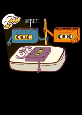 Funny 80s Retro Cassette