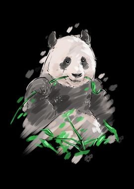 Panda Pandabear Portrait