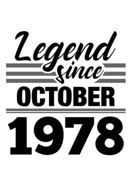 Legend Since October 1978