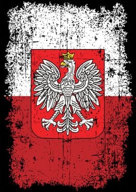 Flag Poland Polska Polen