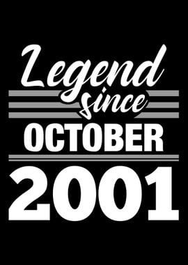 Legend Since October 2001