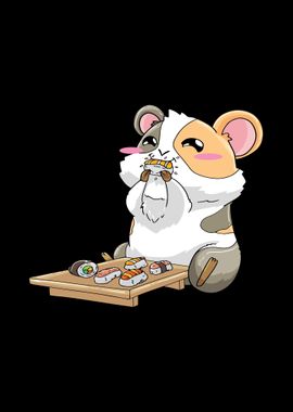 Guinea Pig Eating Sushi Ka