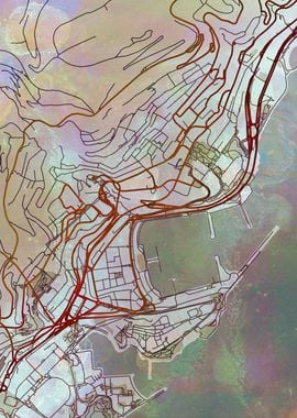 Monaco Street Map