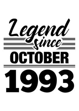 Legend Since October 1993