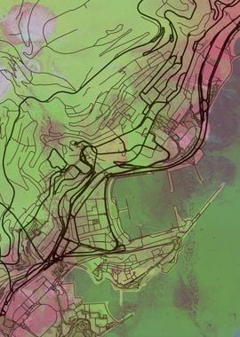 Monaco Street Map