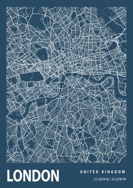 London Blueprint StreetMap