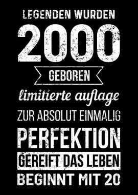 2000 Legende Geboren 20 Ge