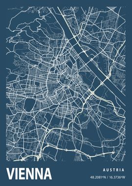 Vienna Blueprint Street