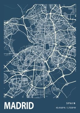 Madrid Blueprint Street