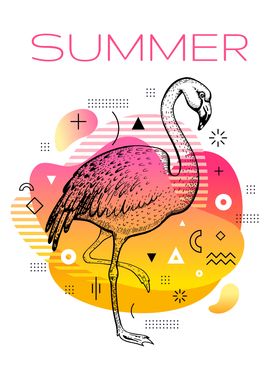 Summer Flamingo