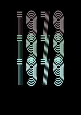 Retro 1979 Text 40